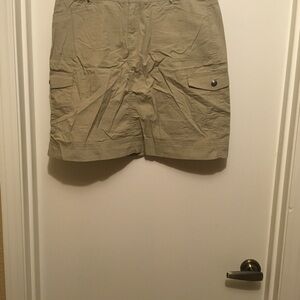 Alpine Tan Cargo Skirt for Casual Wear
